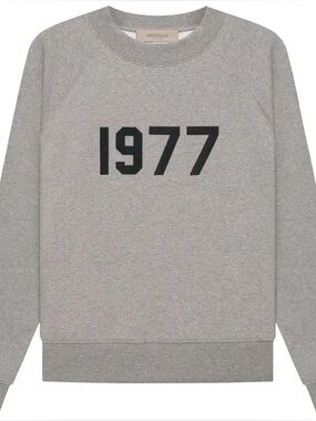 Essential fear of god 1977' Graphic Crewneck Sweatshirt